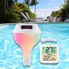 Solar Digital Pool Thermometer Wireless for Fishing Pond Whirlpool Aquarium