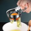 Stainless Steel Egg Yolk Filter Professional Egg White Divider Egg Yolk Separator Spoon  Household