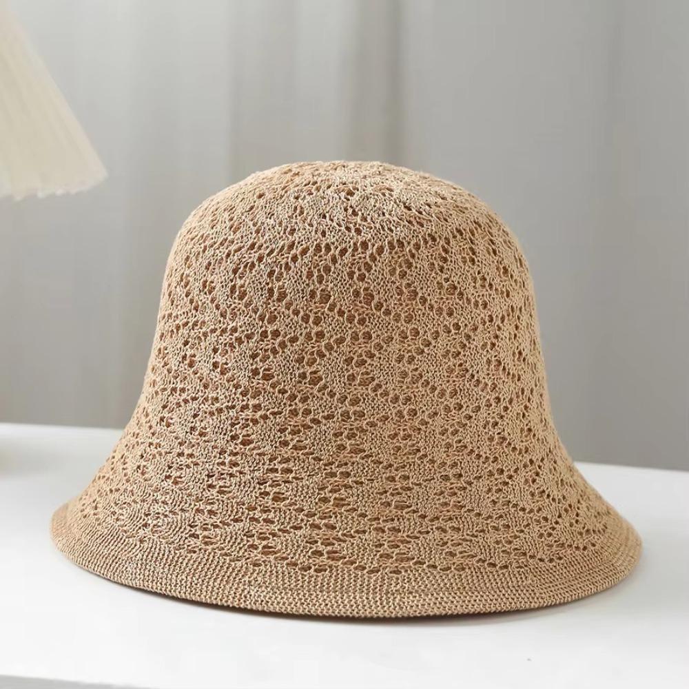 Fashion Double Layer Bucket Hat Foldable Sun Protection Fisherman's Hat Sun Hat Women Girls