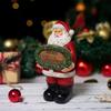 Санта Забавная Рождественская Декорация Смола Статуэтка Санта Клауса для Рождественской Вечеринки Дом Офис Стол и Идея Праздничного Подарка
