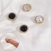 Fashionable Magnetic Buttons Gold Color Metal Strong Magnet Woman's Scarf Blouse Adjustable Button