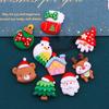 10Pcs Handmade Christmas Fridge Ornaments Cute DIY Resin Accessories  Kitchen