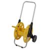 Hose Reel Cart with Wheels Heavy Duty Garden Hose Reels for Outside 60m Hose Capacity Manual Push