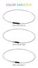 Phiten RAKUWA Wire Necklace, EXTREME Geometry, Black/Silver, 50cm (Relieves Stiff Shoulders and Neck) (Made with Phiten's Advanced Metax Technology)