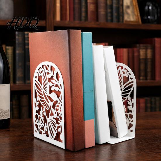 Подставки для книг 'Колибри' 1 пара, металлические, для полок, декоративные, прочные