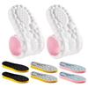 1 Pair 4D Elastic Cloud Breathable Soft Foam Sole Arch Support Shock Absorption Lightweight Sports Insole