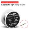 Инструмент Флюс 2.0% Низкоплавкая сварочная проволока Зажигалка Припойная проволока Паяльная проволока Катушка Канифольный сердечник Припой