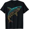Shark Mandala Art Animal Love Fantasy Graphic Shark T-Shirt