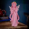 Winged Girl Statue for Home Decor Item | Fairy Girl Statue for Home Shelves Decor Showpiece (Angel Pink PS)