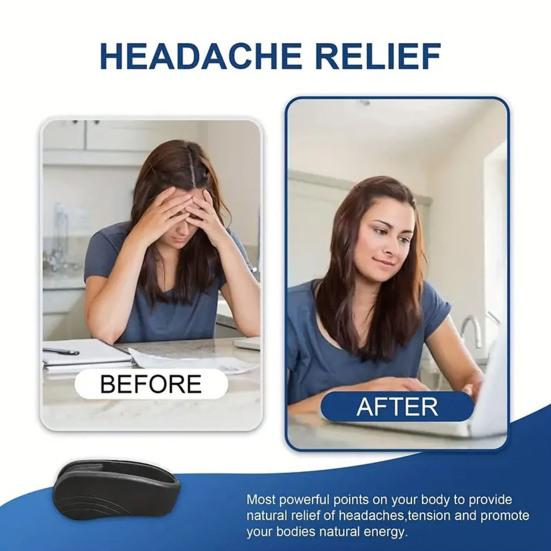 2 шт. зажим для акупрессуры, зажим для снятия мигрени, портативный зажим для снятия напряжения при головной боли для мужчин и женщин, зажим для массажа рук