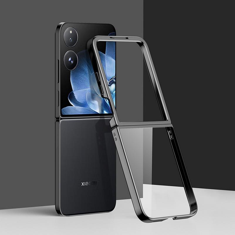 Тонкий прозрачный гальванизированный защитный чехол для Xiaomi Mix Flip2 xiaomi mix flip Тонкий ультратонкий мягкий чехол для телефона