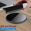 15W Qi-compatible Wireless Charger for Samsung Galaxy S24 S23 S22 S21 S20 Ultra Plus FE Wireless Charging Pad with Type-C Cable