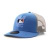 [New Era] Mesh Cap LP9FIFTY MLB NYC TRUCKER MESH CAP SKY BLUE LOW PROFILE Snapback SNAPBACK Hat 950 LP [Used]