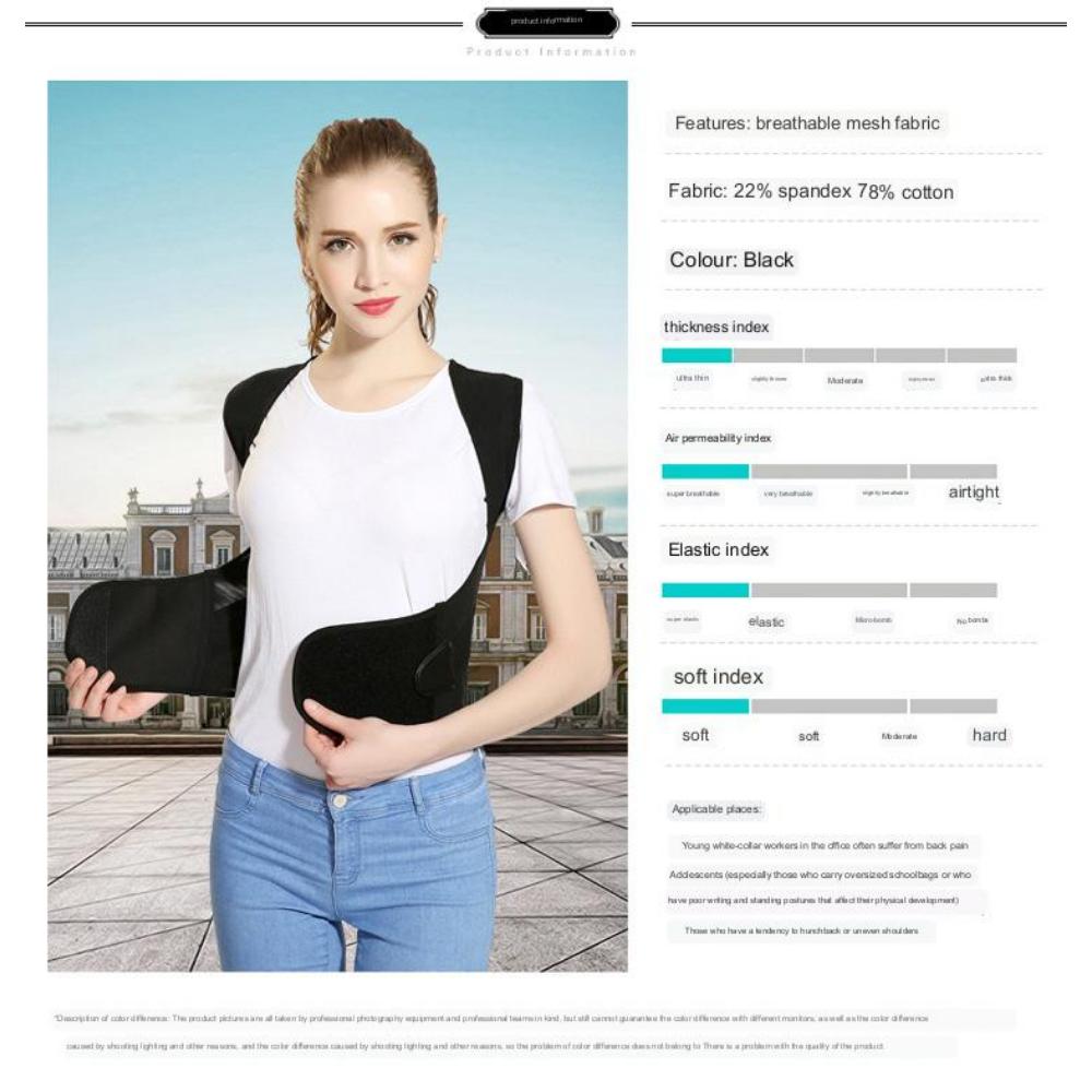 Коррекция горбуна Коррекция пояса Горбатых мужчин и женщин Взрослые студенты Правильная осанка тела Корректор осанки сидя Корректор осанки спины