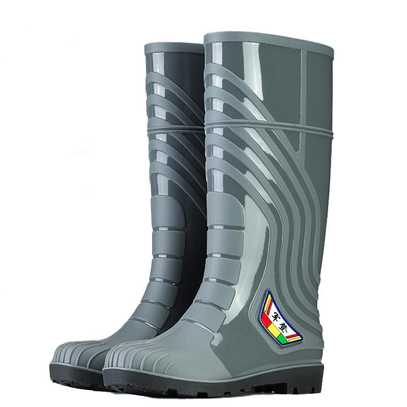 High Quality Thickened Outdoor Rain Shoes Men's Waterproof Non-Slip Shoes High-Calf Rain Boots