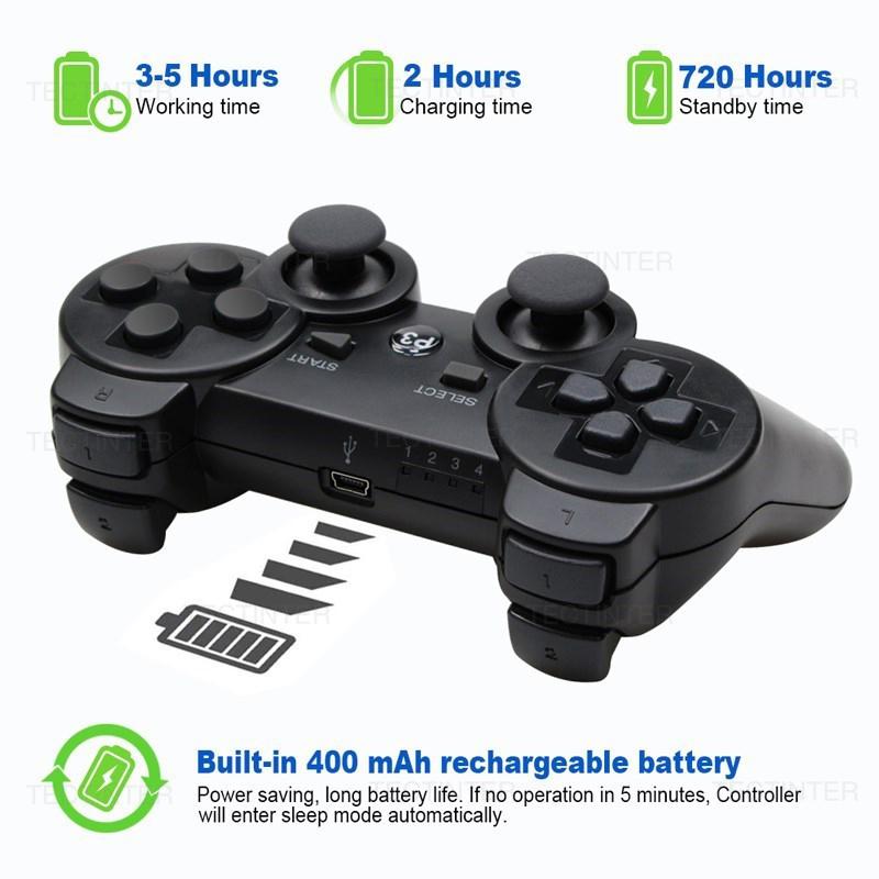 Беспроводной контроллер с поддержкой Bluetooth для PS3, джойстик, геймпад для PlayStation 3, аксессуары для управления, USB-геймпад для ПК