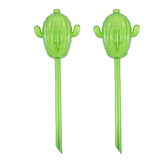 Yousheng Cactus Watering Globes Plant Self Watering Bulbs Transparent Automatic Watering Globes for Indoor Outdoor Plants Home Gardening