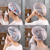 Принтованная эластичная полиэтиленовая шапочка для душа для женщин, шикарная многоразовая салонная спа-накидка, кухонный жиронепроницаемый головной убор, предметы первой необходимости