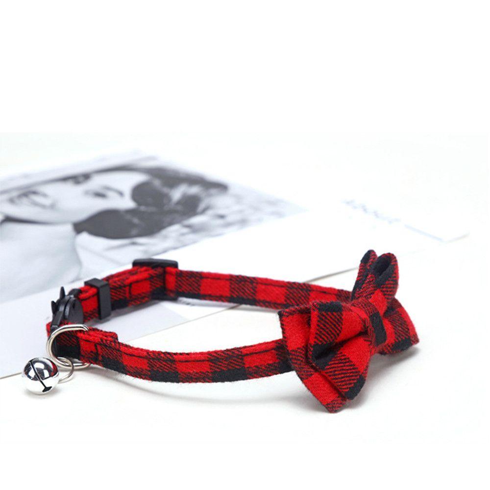 Товары для домашних животных с пряжкой-колокольчиком, ошейник для щенков и кошек, галстук-бабочка, ошейник для котят