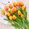 Premium PU Tulip Artificial Flowers for Home, Hotel, Wedding, and Photography Decor