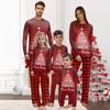 Комплект из топа и брюк с рождественскими принтами для всей семьи Одинаковые комплекты для всей семьи