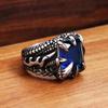 Винтажное кольцо с камнем викинг-дракона для мужчин и мальчиков из нержавеющей стали в стиле панк-рок в скандинавском стиле, модные ювелирные изделия, подарок, дропшиппинг