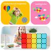 Gemmicc 63-Piece Magnetic Tiles and Building Blocks for Kids, STEM-Approved Educational Toy, Magnetic Puzzle, Building Blocks for Boys and Girls