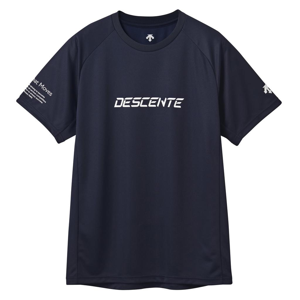 DESCENTE NV00 Short Sleeve Volleyball Easy to Move for Men and Club Activities (DV5SHT05U) Shirt, in, Women,