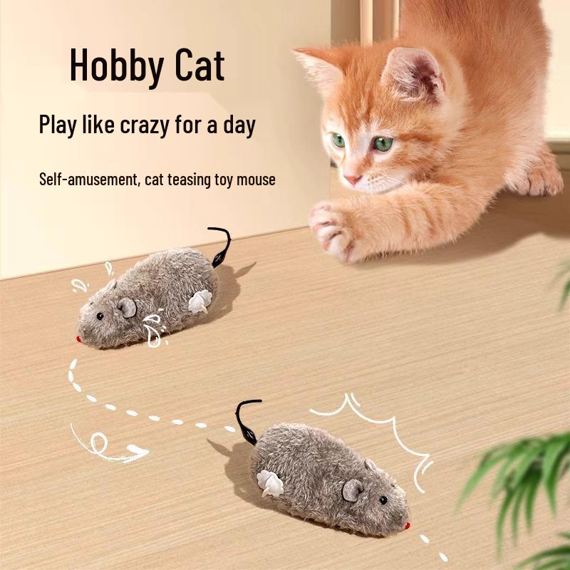 Двухцветная электрическая игрушка для котенка, чтобы развеять скуку