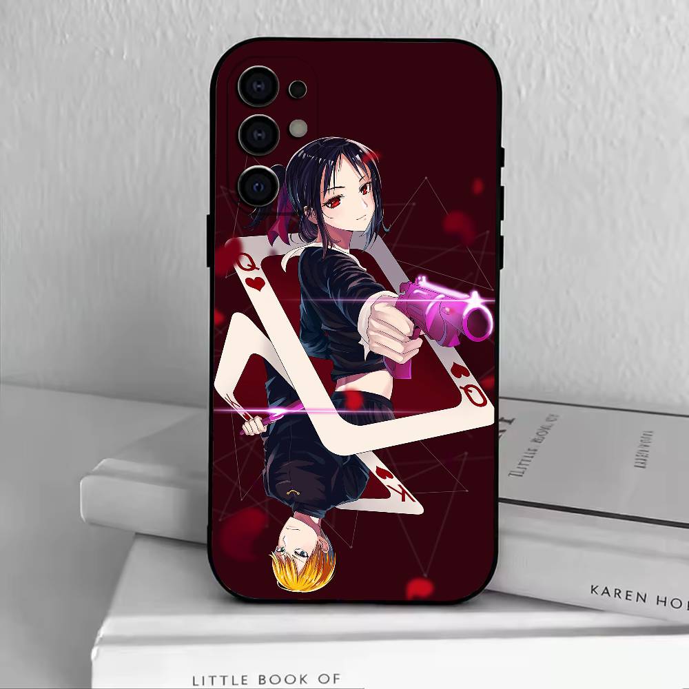 Люблю Kaguya-sama Чехол для телефона Для Samsung S25,S24,S21,S22,S23,S30,Ultra,S20,Plus,Fe,Lite,Note,10,Черный чехол
