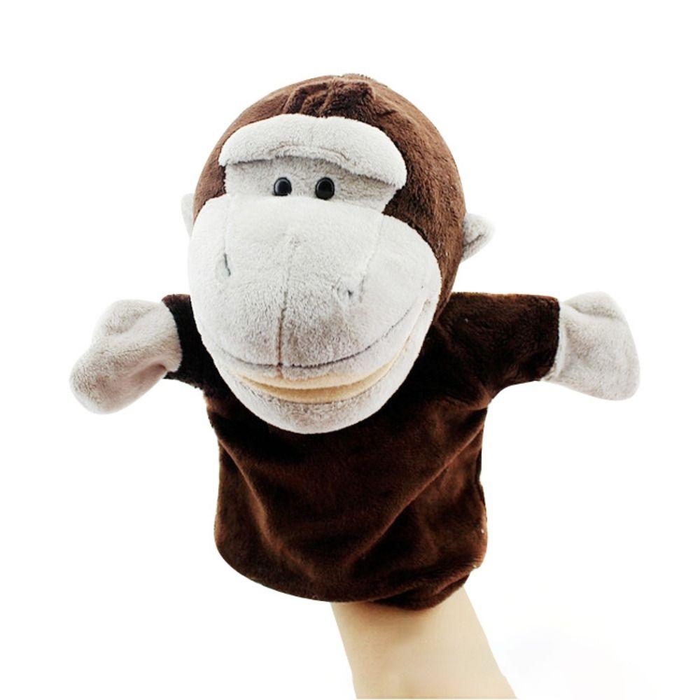 Cartoon Plushed Doll Soft Anime Doll Universal Hand Finger Puppet Narrate