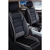 Чехлы для автомобильных сидений Vera Black White, совместимые с Fiat Doblo, набор из 5 комплектов