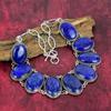 Lapis Lazuli Necklace Handmade Jewelry, 925 Solid Sterling Silver Necklace Designer Gemstone Jewelry Adjustable Chain Necklace Gift For Mom