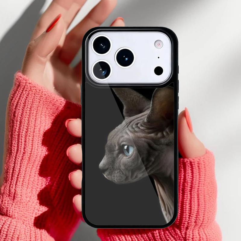 Чехол для телефона Сфинкс Кошка Сфинкс для iPhone 17 Air 16e 15 14 13 Pro Max Задняя крышка для 12 11 Pro Coque