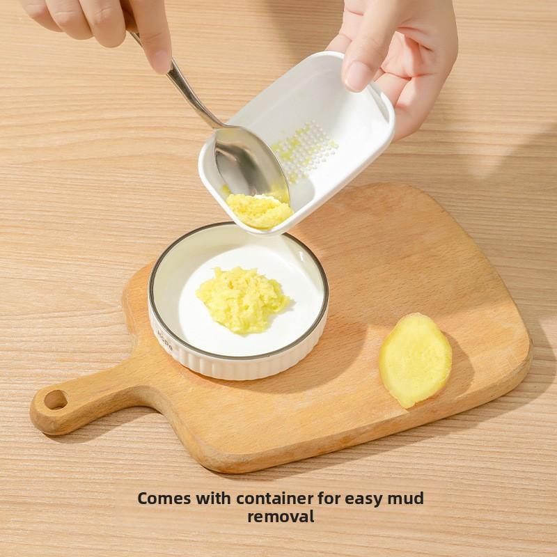Ручная чеснокодавилка для имбиря Современный простой кухонный инструмент для детского питания фруктов