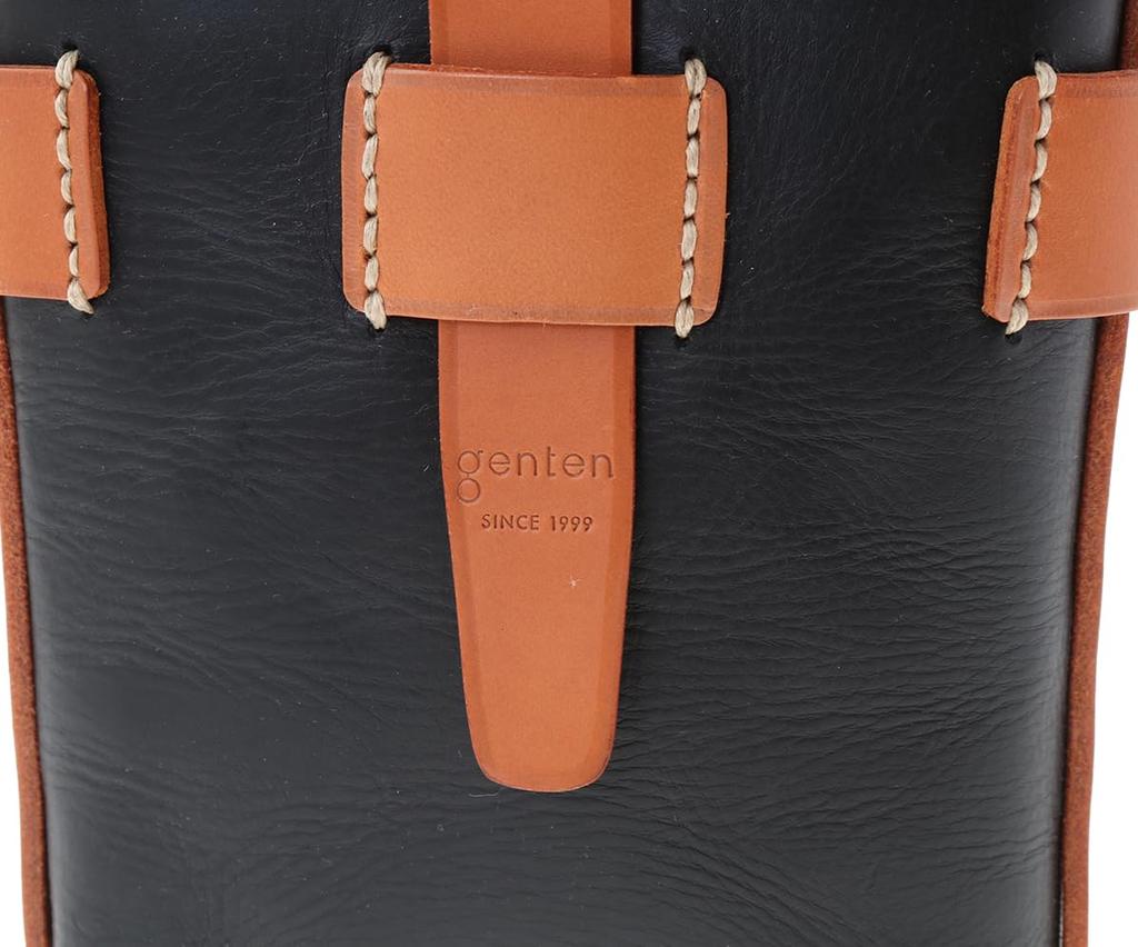 Сумка через плечо Genten Saddle Belt Nuova Vertical Compact Сумка через плечо черная женская 43391-10
