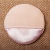 Soft Round Cotton Puffs Round Velvet Powder Puff With Ribbon  for Face Makeup Application