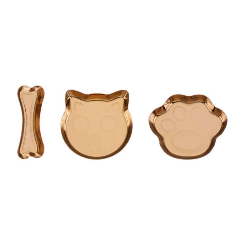 3pcs Earphone Key Organizer Kitten Jewelry Tray Jewelry Storage Plate for Rings and Earrings