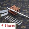 Wood Carving Pen Scalpel Knife Tools Paper Cutter Carving Knife with 9pcs Sculpting Knife Blades