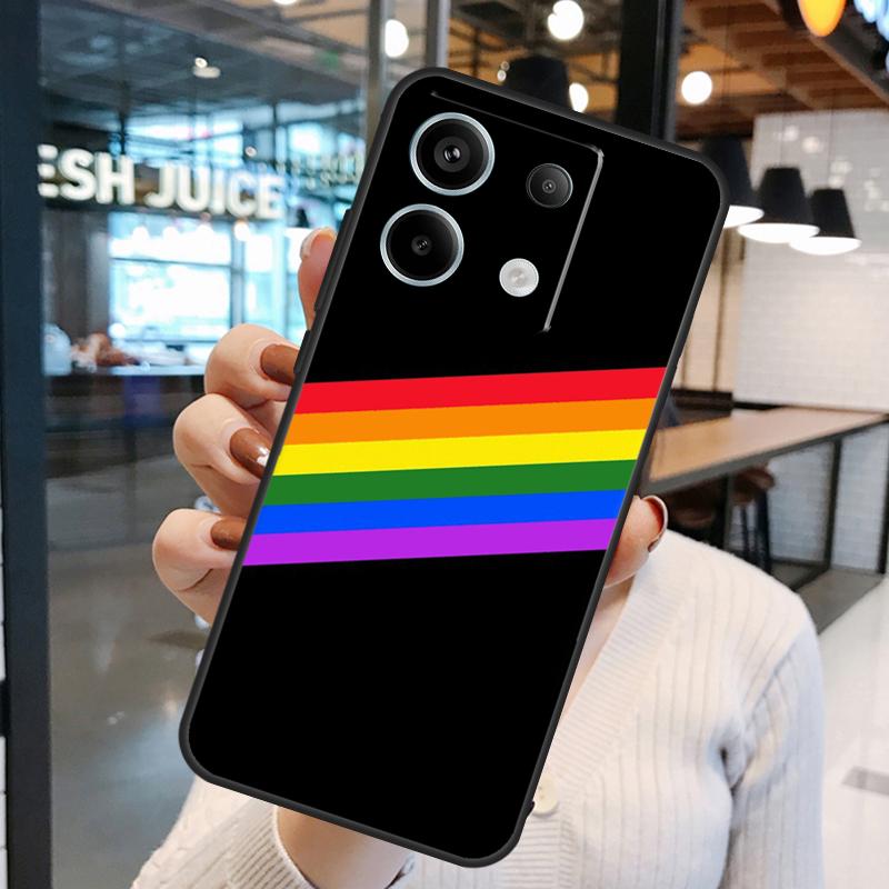 Gay Pride Rainbow Flag Case For Xiaomi Redmi Note 14 Pro 10 11 12 13 15 Pro Plus Redmi 15 10C 12C 13C 14C 15C Cover