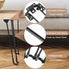 Stainless Steel Folding Table Legs Enhance Stability Table Extender Folding Furniture Stand