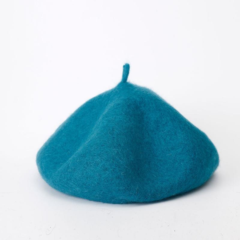 Берет Осень Зима Женский Тыква Бутон Шляпа Повседневная Шерстяная Теплая Шляпа