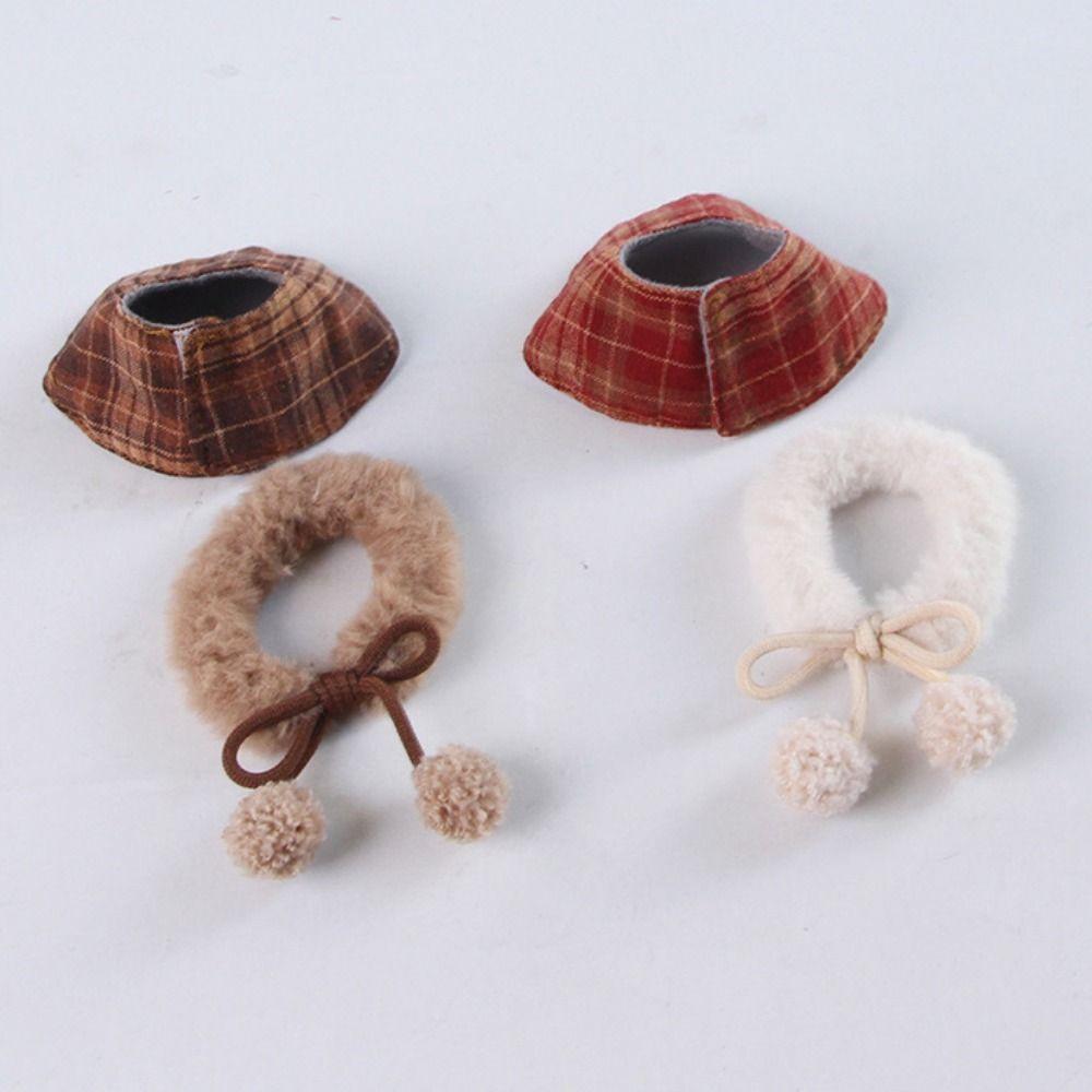 Warm Furry Collar Scarf Set Windproof Parrot Outerwear Cute Pet Transformation Outfit Pet Party