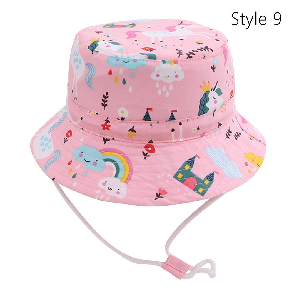 Защита от ультрафиолета Детские шапки Солнцезащитная детская панама Милая шляпа-панама для детей на открытом воздухе Малыш