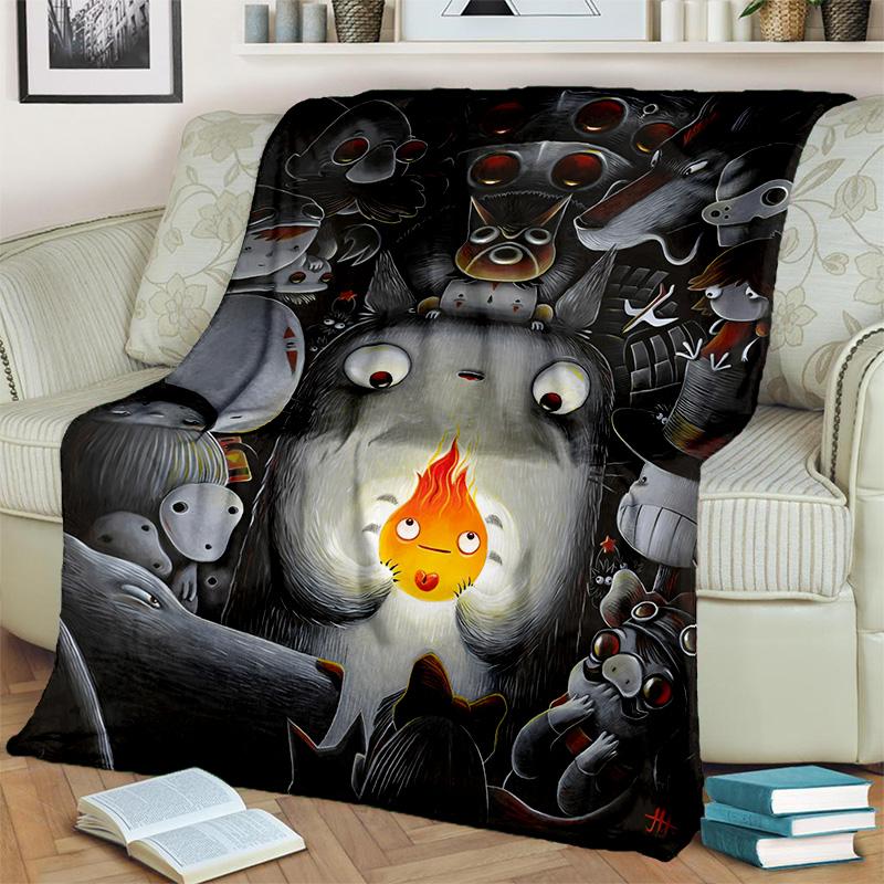 Одеяло с героями мультфильмов «Мой сосед Т-Тоторо», мягкое одеяло для дома, спальни, кровати, дивана, пикника, путешествия, офиса, детское одеяло