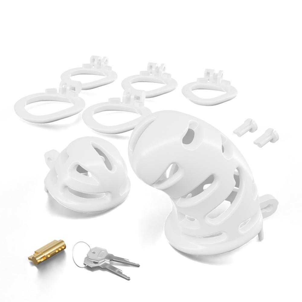 JJ hiding Chastity Cage Male Sex Toy Penis Restraint Set Male Penis Erection Control Device Chastity Lock Transgender Disguise