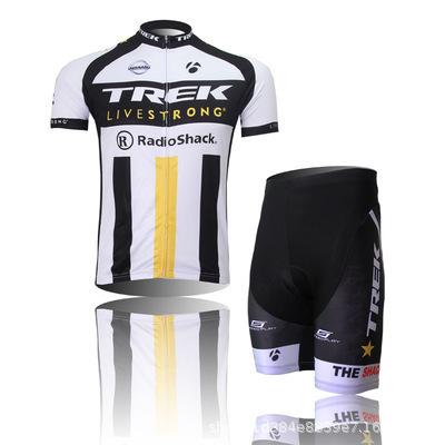 Summer Short Sleeve Cycling Suit Strap Set Breathable Men's and Women's Cycling Shirt Cycling Top Pants