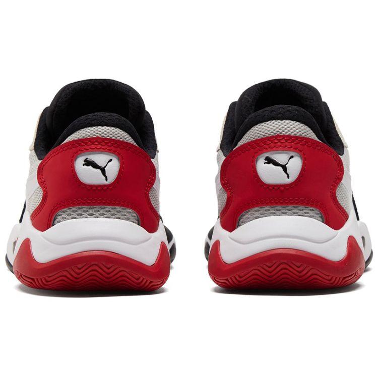 Puma Storm Fabric Синтетическая кожа Оригинал Спорт Низкий верх Обувь для образа жизни Унисекс кроссовки Черный Белый Красный 369770-09