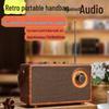 Crazy Grab Retro Портативная Bluetooth-колонка для пожилых людей - Компактная домашняя стереосистема с FM-радио