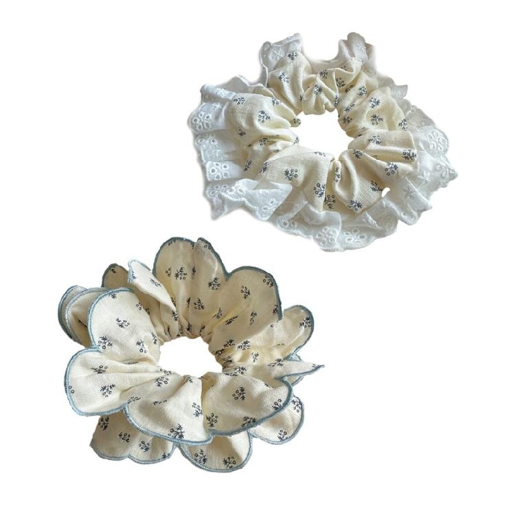 Scrunchies Floral Hair Tie Princess at Large Hair Tie Cute Hair Holder